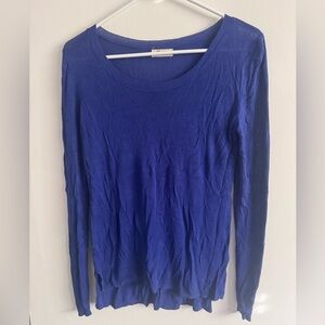 Sheer Blue Long Sleeve Top – Hering - Brazilian Brand